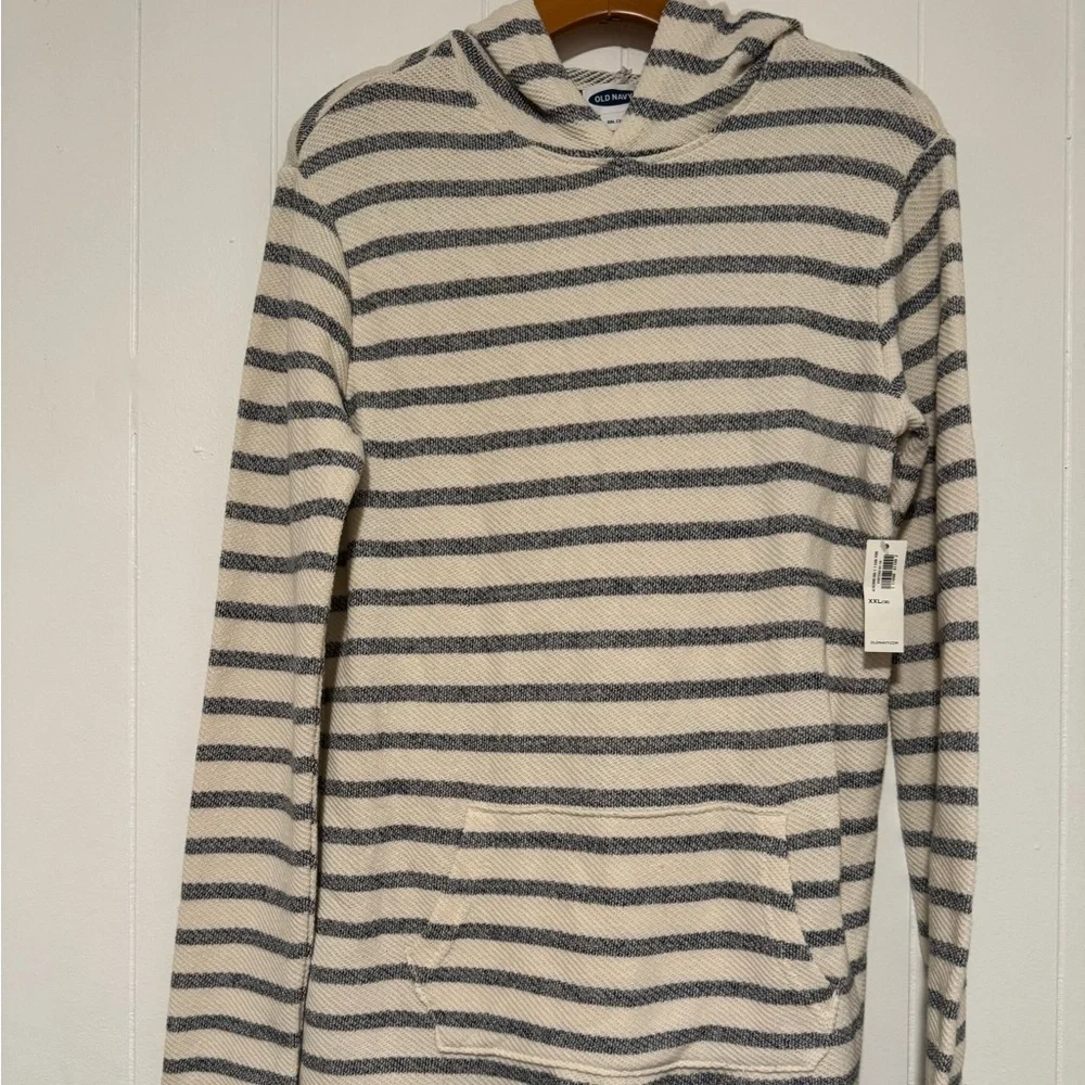 Striped Cali-Fleece Pullover Hoodie
